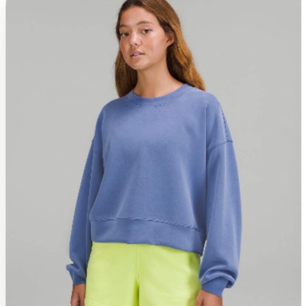 Lululemon Softstreme Perfectly Oversized Cropped Crew
